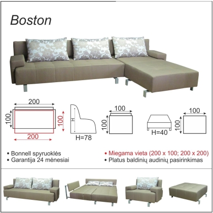 Minkštas kampas Boston