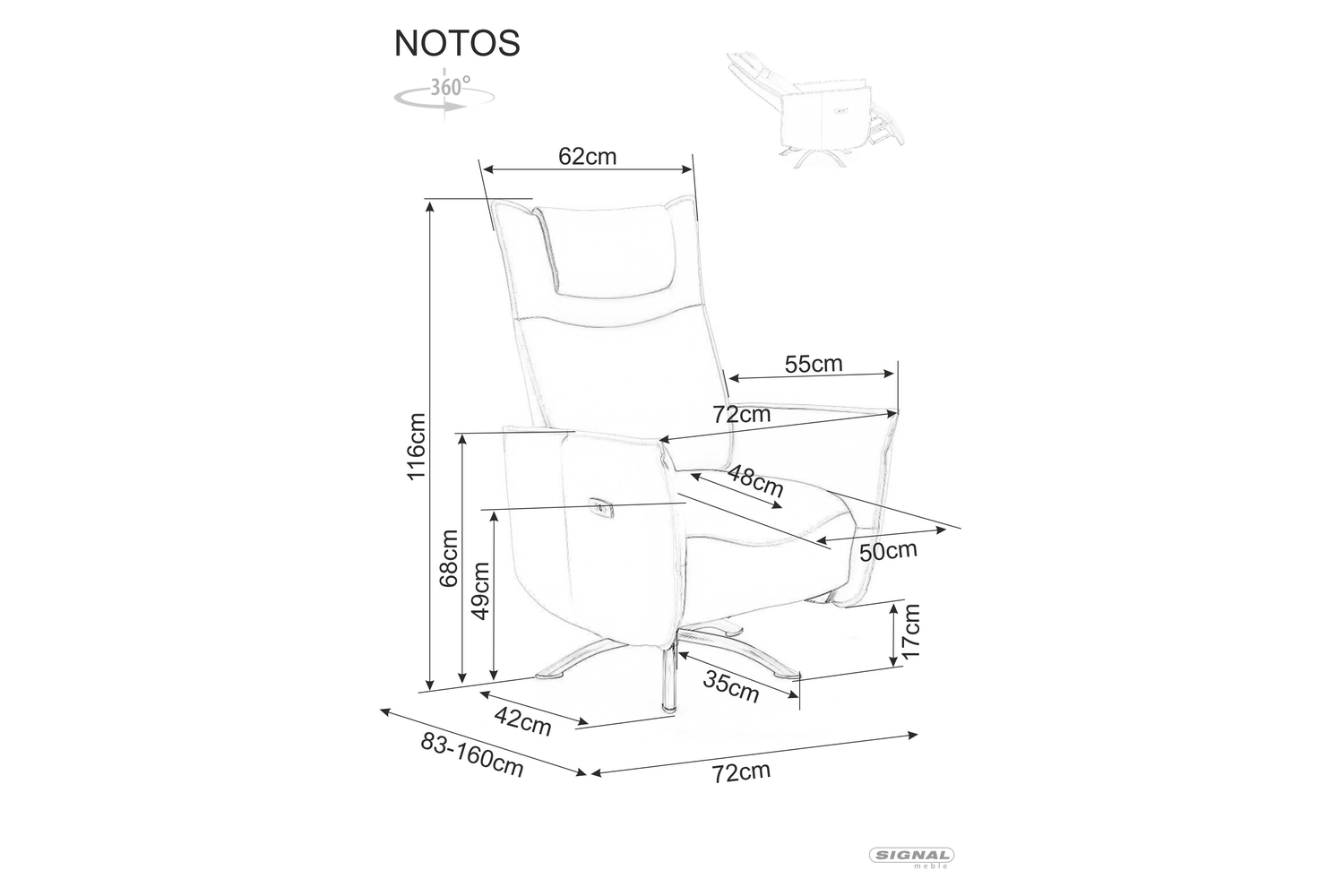 Fotelis NOT - Image 2